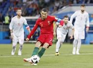 Football: Spain vs Portugal at World Cup
